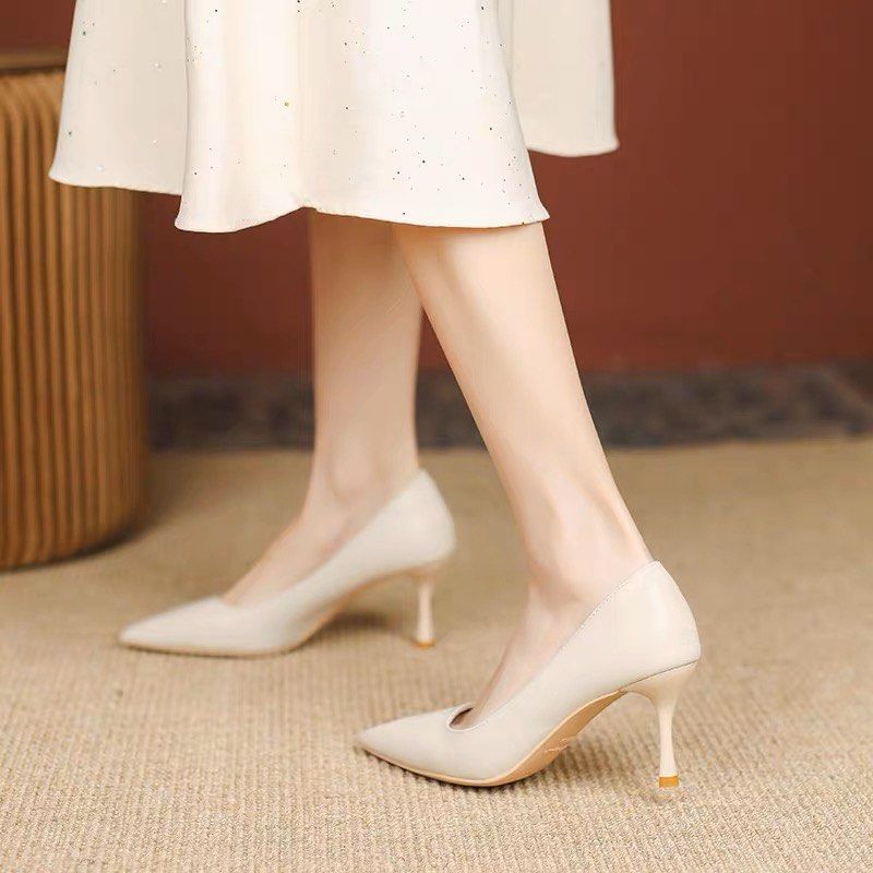 Nude Heels Women S Fashion Footwear Heels On Carousell
