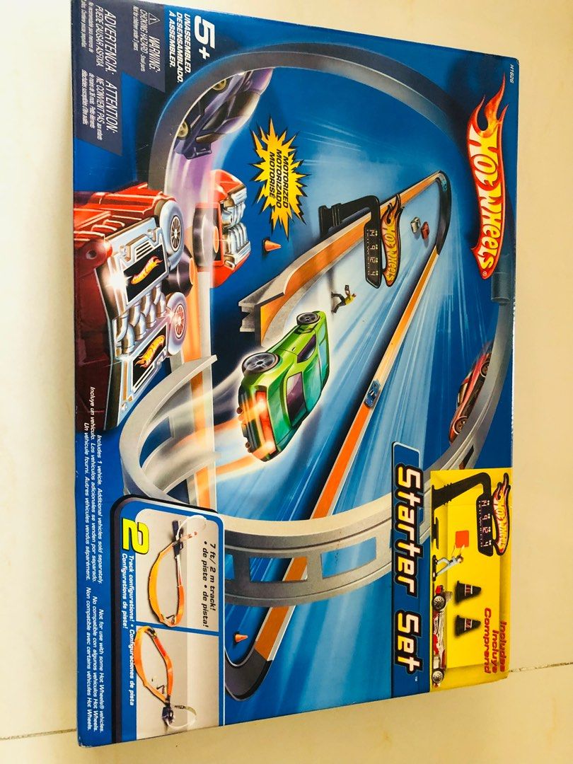 Hot Wheels Double Shot And Starter Set Hobbies Toys Toys Games On Carousell