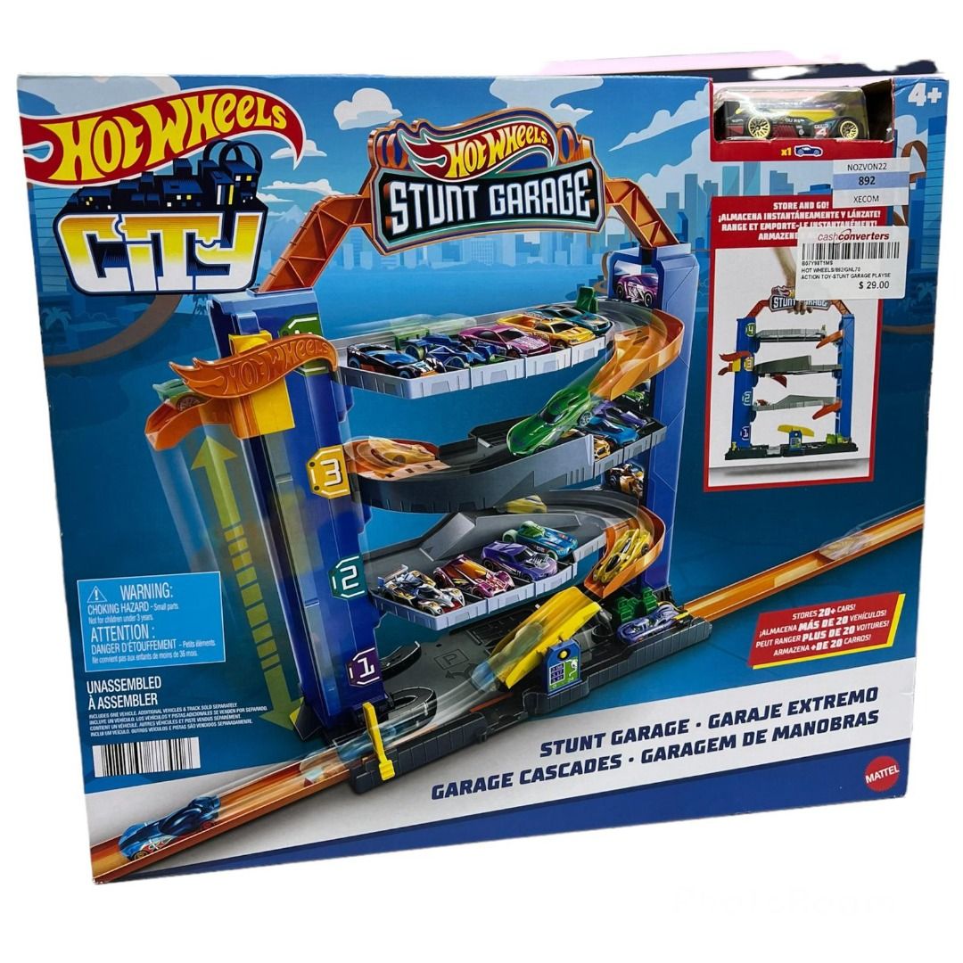 HOT WHEELS GNL70 ACTION TOY STUNT GARAGE PLAYSET Hobbies Toys Toys Games On Carousell