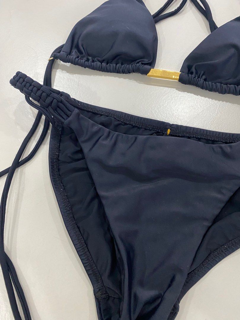 New Vix Braided Black Bikini S M Women S Fashion Swimwear Bikinis