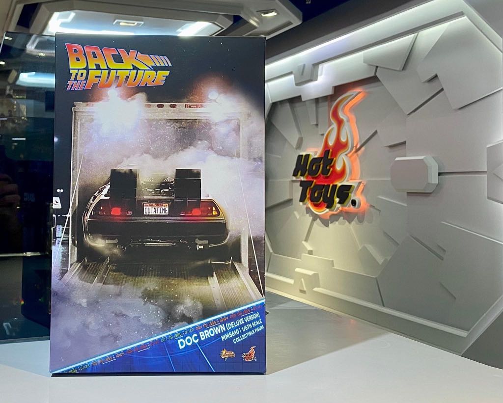 黑咭可取單尾數 Hottoys Hot Toys MMS MMS Back to the Future Doc Brown Deluxe Version 興趣及