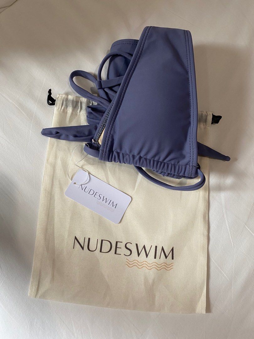 Bnwt Nudeswim Julia Bikini Swimsuit Swimwear In Slate Size S Women S