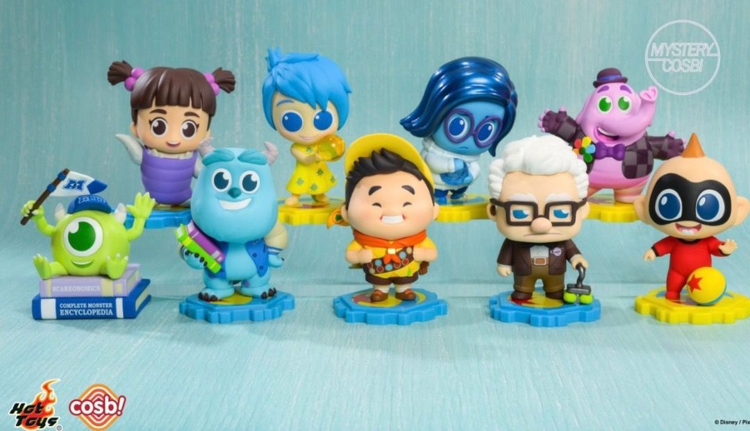 Pixar Cosbi Collection 彼思動畫系列 全新盲盒 Hot Toys 怪獸公司 玩轉腦朋友 超人特攻隊 沖天救兵 興趣及