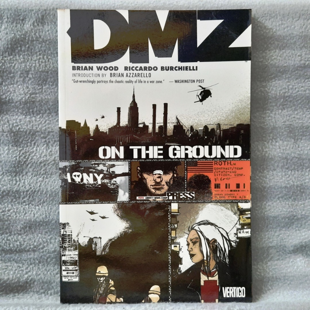 DMZ TPB 1 1st Print DC Vertigo Comics MATURE READERS Brian Wood