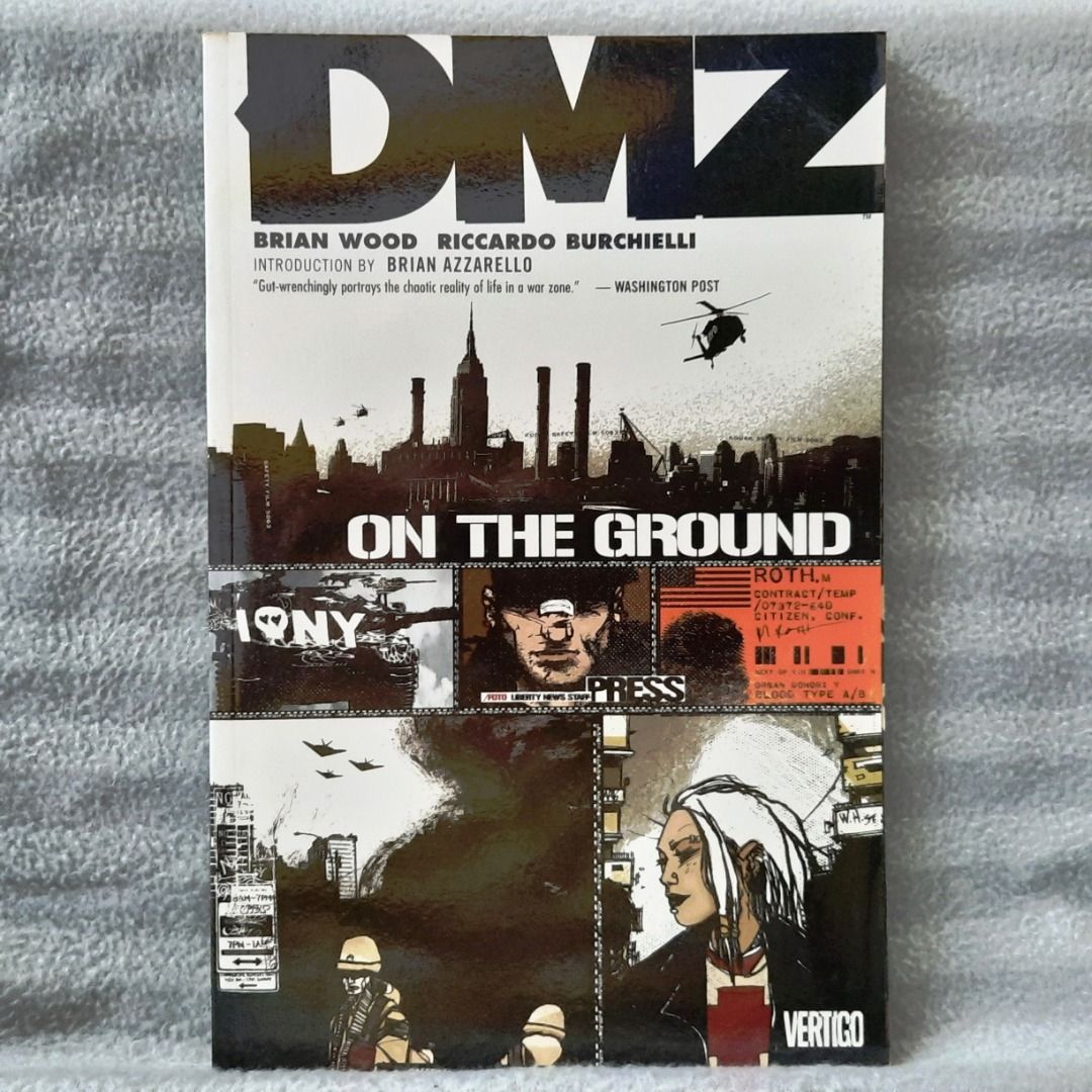 DMZ TPB 1 1st Print DC Vertigo Comics MATURE READERS Brian Wood