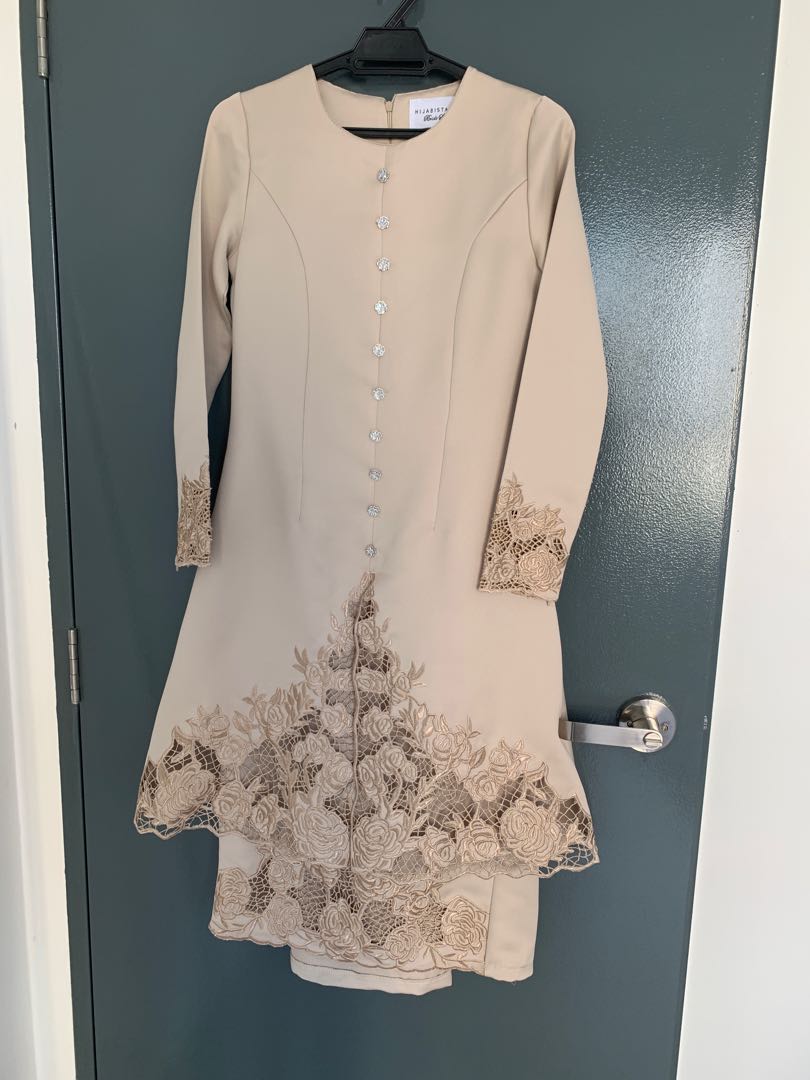 Sewa Hijabistahub Bride Series Sulam Nude Colour Women S Fashion