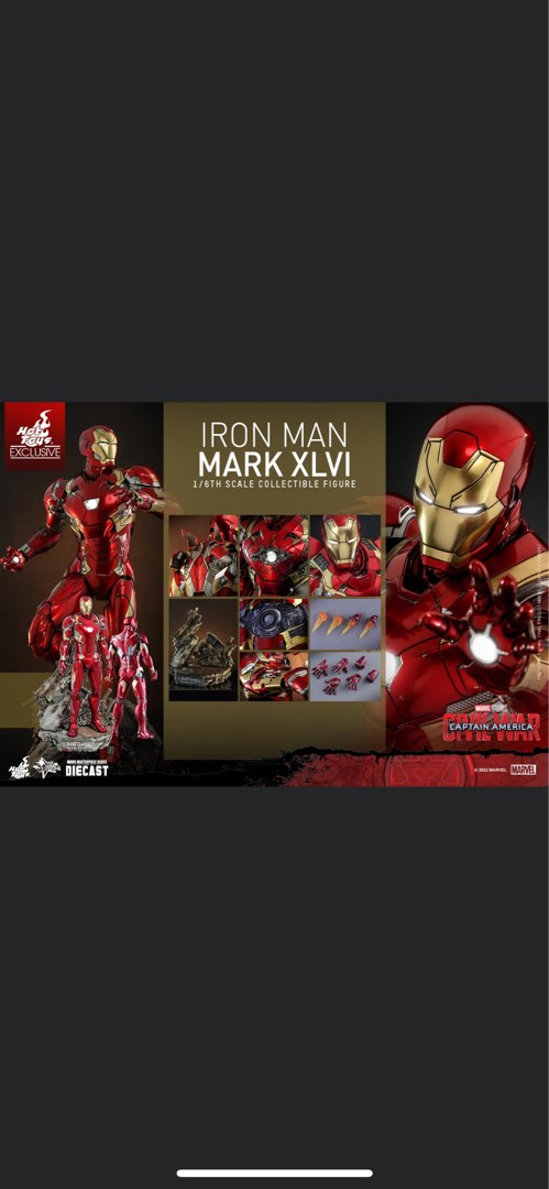 VIP 代購 Hot Toys Rebel Base 會員優先預覽活動 限量預購上海版Ironman mark spiderman 美國隊長 興趣及遊戲 玩具