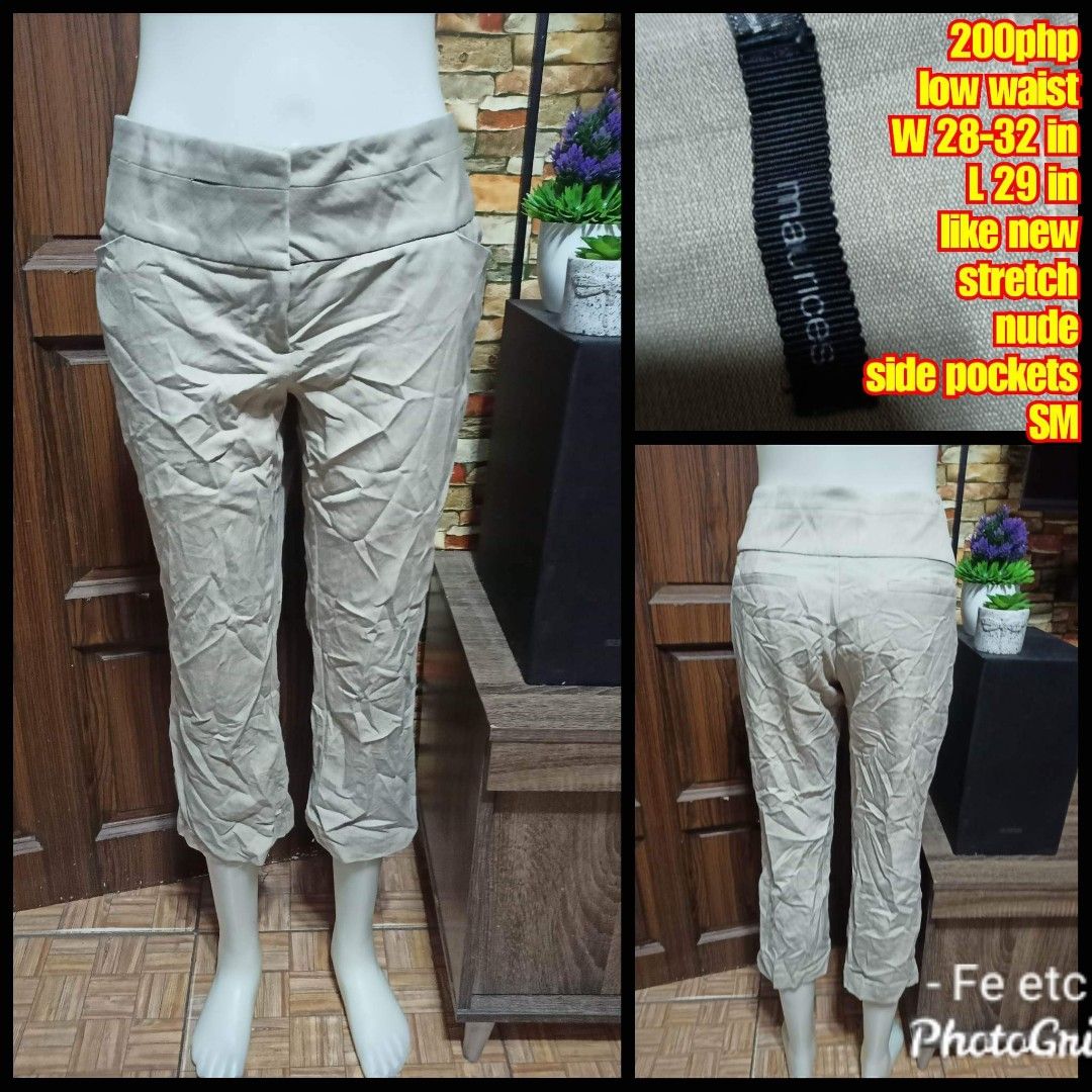 Nude Trouser Sm Women S Fashion Bottoms Other Bottoms On Carousell