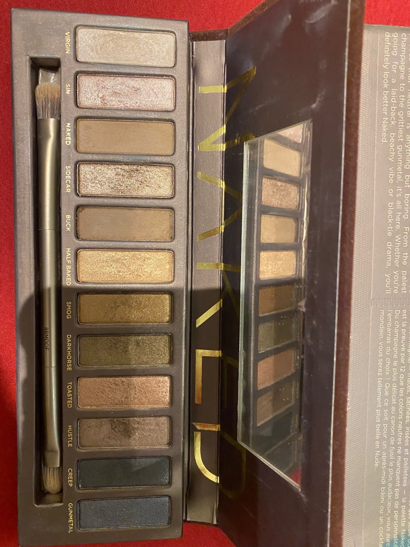 Urban Decay Naked Eyeshadow Palette Beauty Personal Care Face