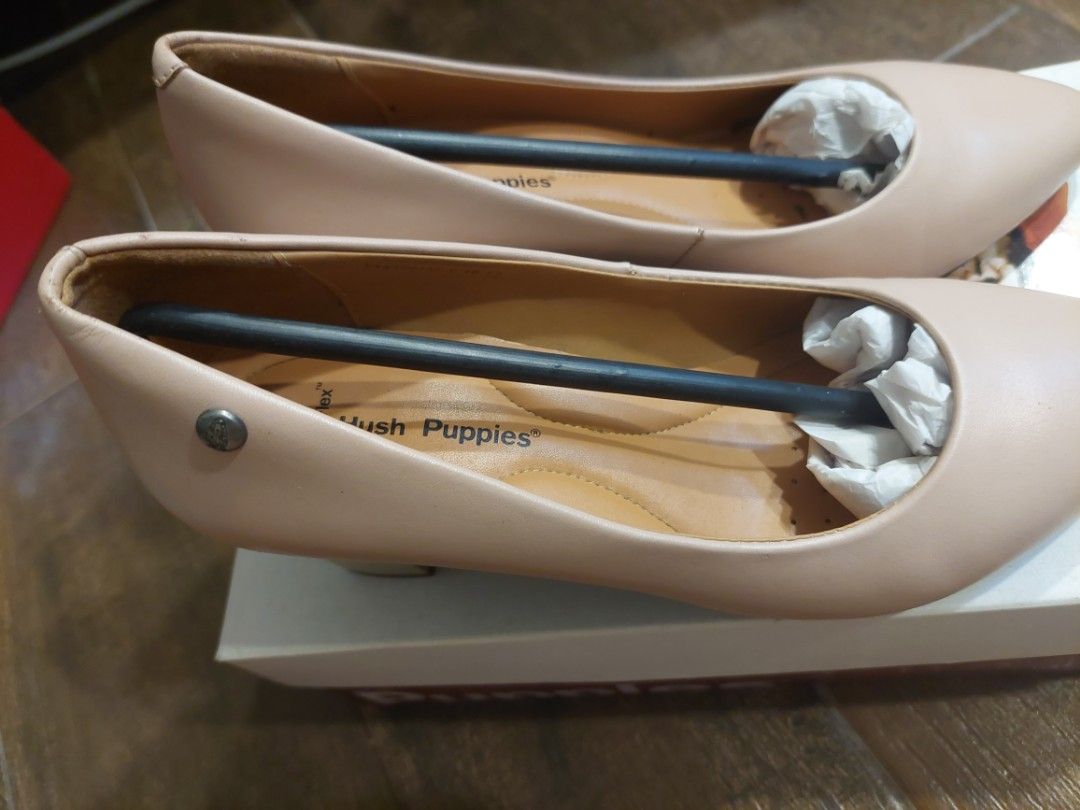 Hush Puppies Nude Heels Women S Fashion Footwear Heels On Carousell