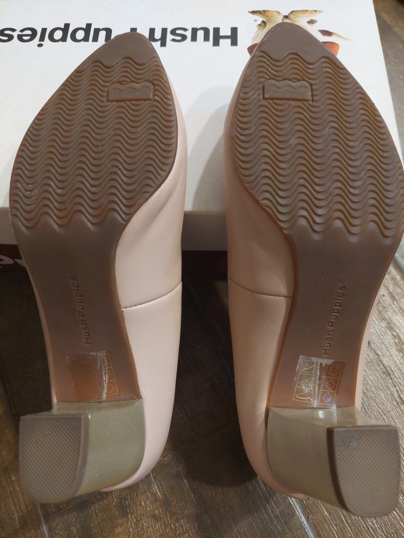 Hush Puppies Nude Heels Women S Fashion Footwear Heels On Carousell