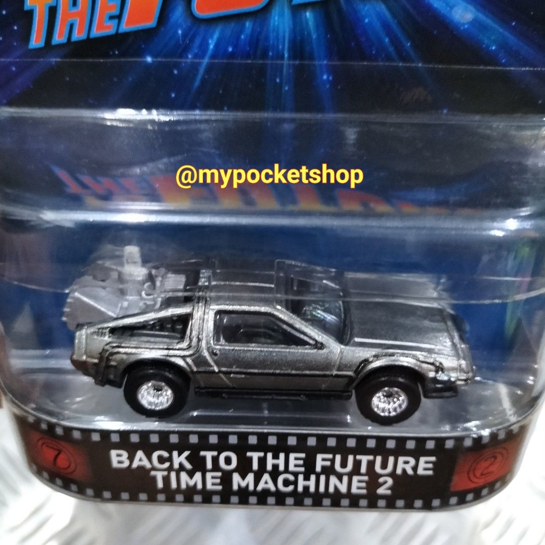 Hot Wheels Back To The Future Time Machine Hotwheels Retro Replica Entertainment
