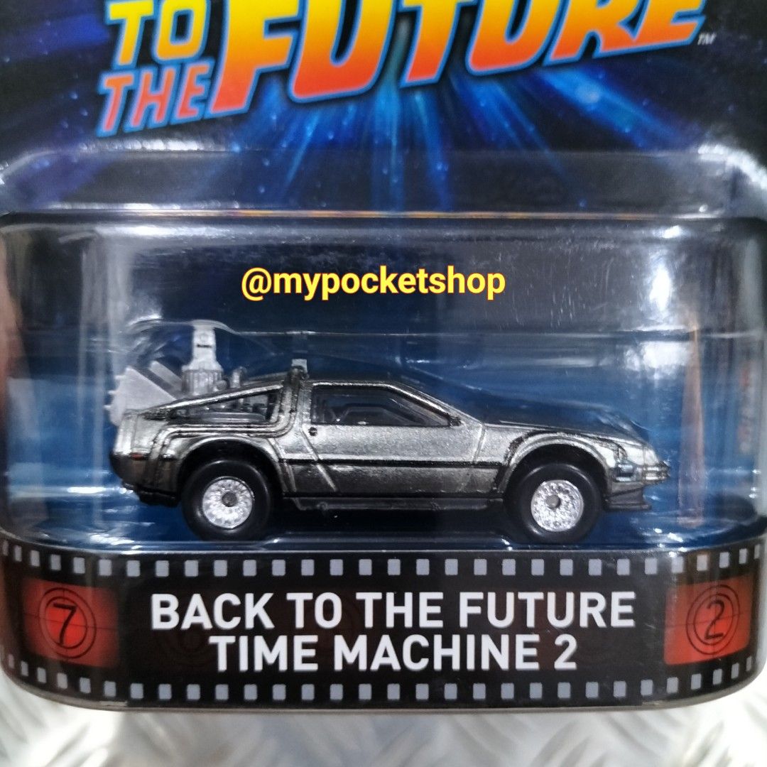 Hot Wheels Back To The Future Time Machine Hotwheels Retro Replica Entertainment