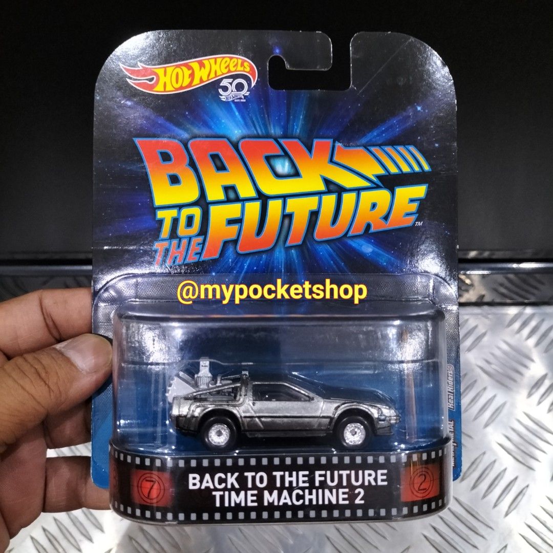Hot Wheels BACK TO THE FUTURE TIME MACHINE 2 2018 Hotwheels Retro Replica Entertainment