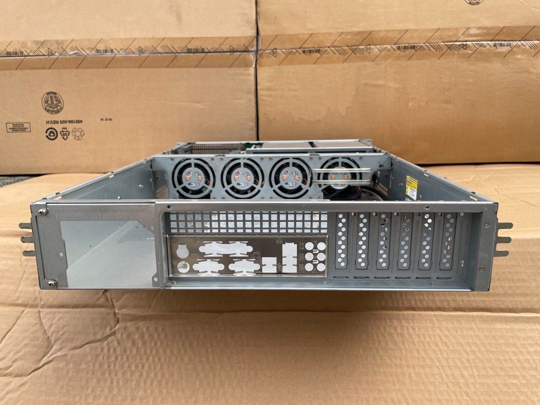 DIY Rack Mount Server Chassis with 6 HDD hot swap bay 電腦科技 商務用科技產品 Carousell
