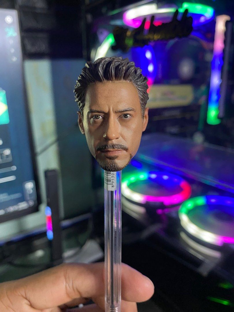 Hot Toys IRONMAN TONY STARK Head Hobbies Toys Toys Games On Carousell