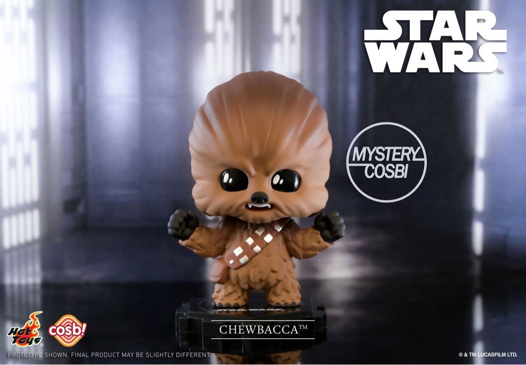 Hot Toys Star Wars 星球大戰 Cosbi Bobble Head Collection Series 2 盲盒 Chewbacca 隱藏 興趣及遊戲 玩具 遊戲類