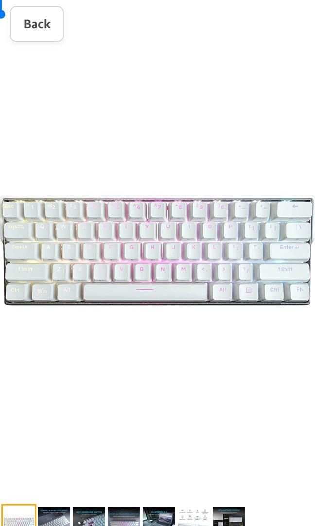 KEMOVE Snowfox Wired Wireless Mechanical Gaming Keyboard Compatible With Mac Windows Hot