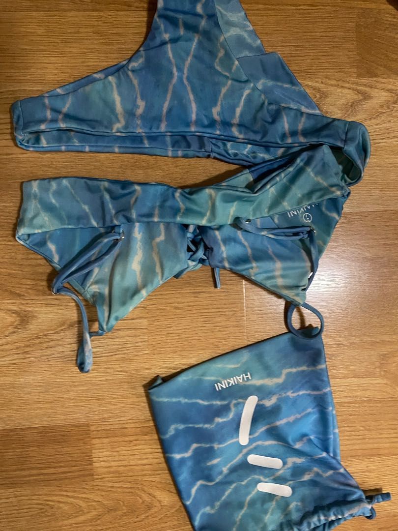 Haikini Water Ripples Bikini Set Women S Fashion Swimwear Bikinis