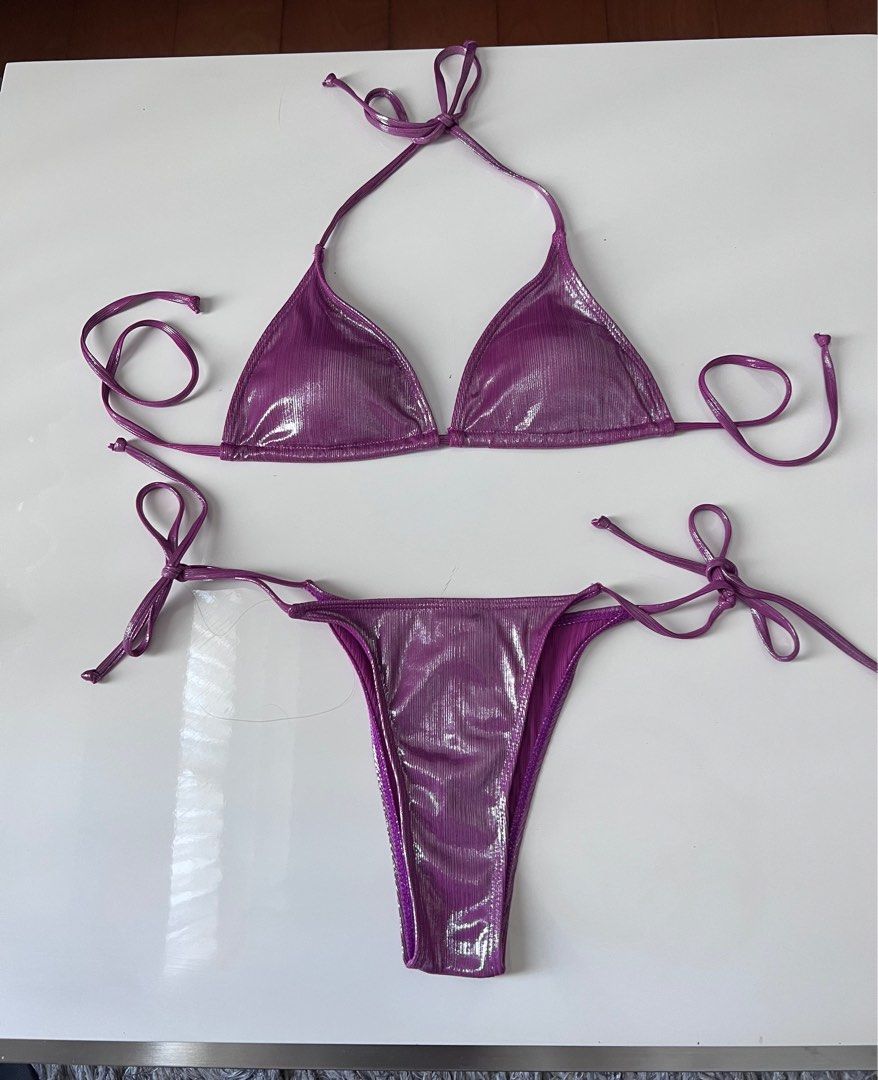 Shein High Cut Push Up Sexy Bikini Used Once Women S Fashion Swimwear
