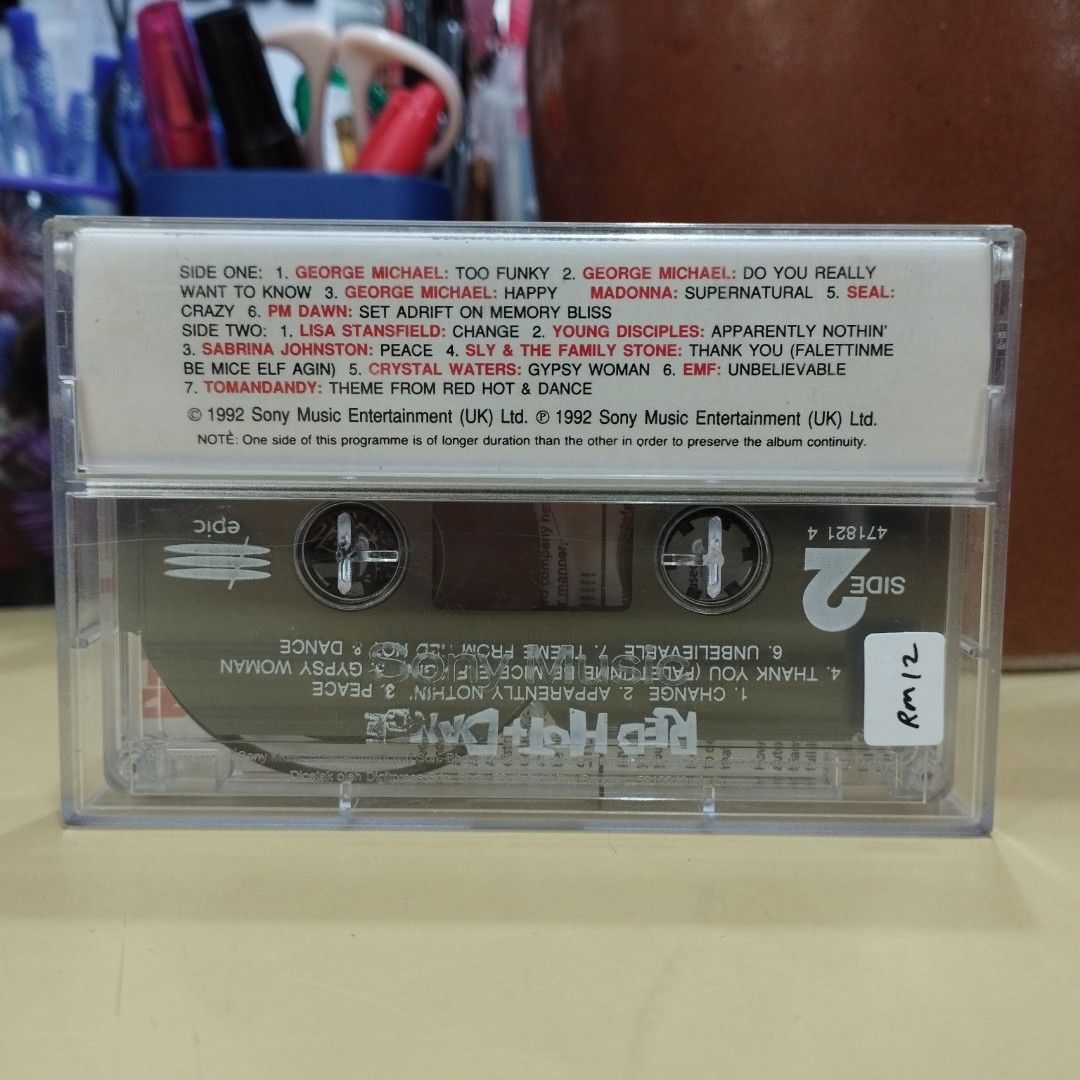 Cassette Red Hot Dance Various Artists Hobbies Toys Music Media Cds Dvds On Carousell