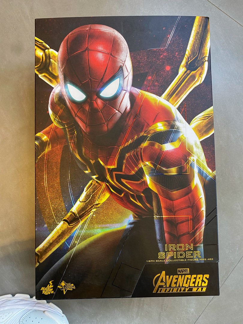 Hot Toys IRON SPIDER SPIDERMAN Hobbies Toys Toys Games On Carousell