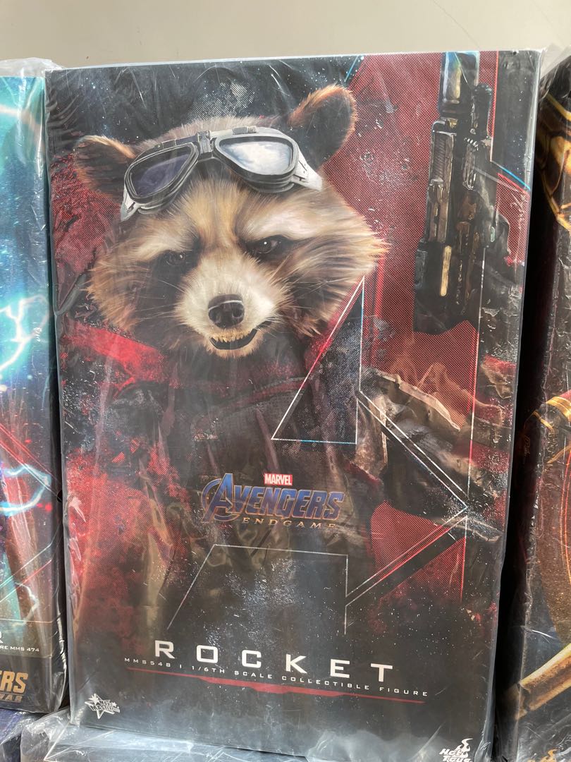 全新 Hot Toys MMS548 復仇者聯盟終局之戰火箭 Rocket 1 6 興趣及遊戲 玩具 遊戲類 Carousell
