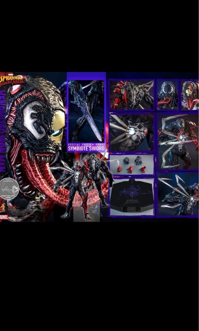 全新現貨venomized iron man hot Toys 興趣及遊戲 玩具 遊戲類 Carousell