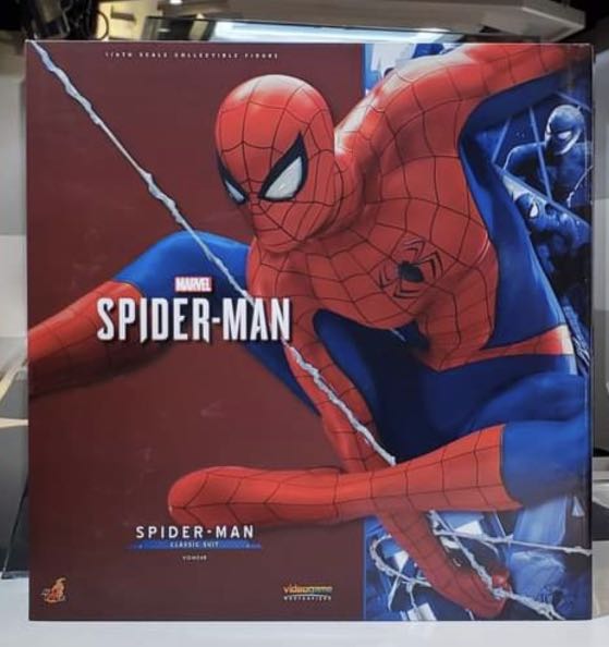 Hot toys Spider man Classic Suit VGM 興趣及遊戲 玩具 遊戲類 Carousell