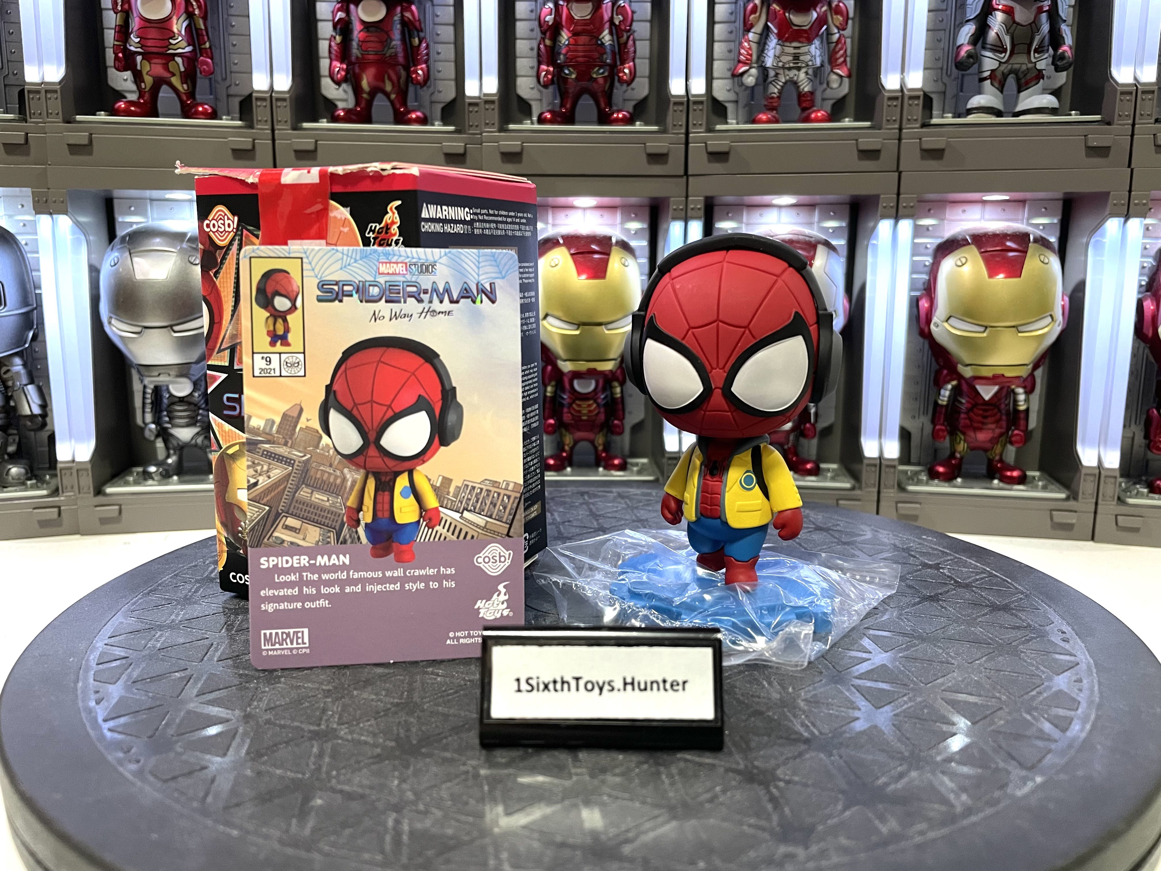 MARVEL NO WAY HOME SPIDERMAN HOT TOYS MYSTERY VERSION SPIDER MAN COSBI BLIND BOX COLLECTION NON