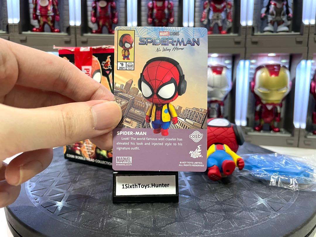 Marvel No Way Home Spiderman Hot Toys Mystery Version Spider Man Cosbi Blind Box Collection Non