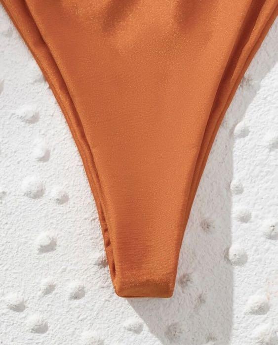 Clear Strap Bikini Set Women S Fashion Swimwear Bikinis Swimsuits On Carousell