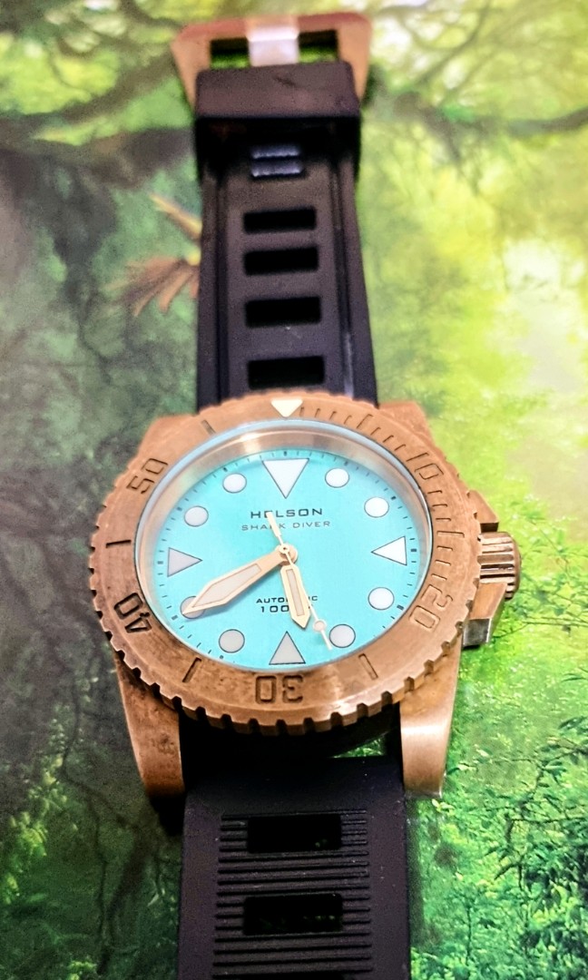 best quality best price Helson Shark Diver Titanium 45mm Men