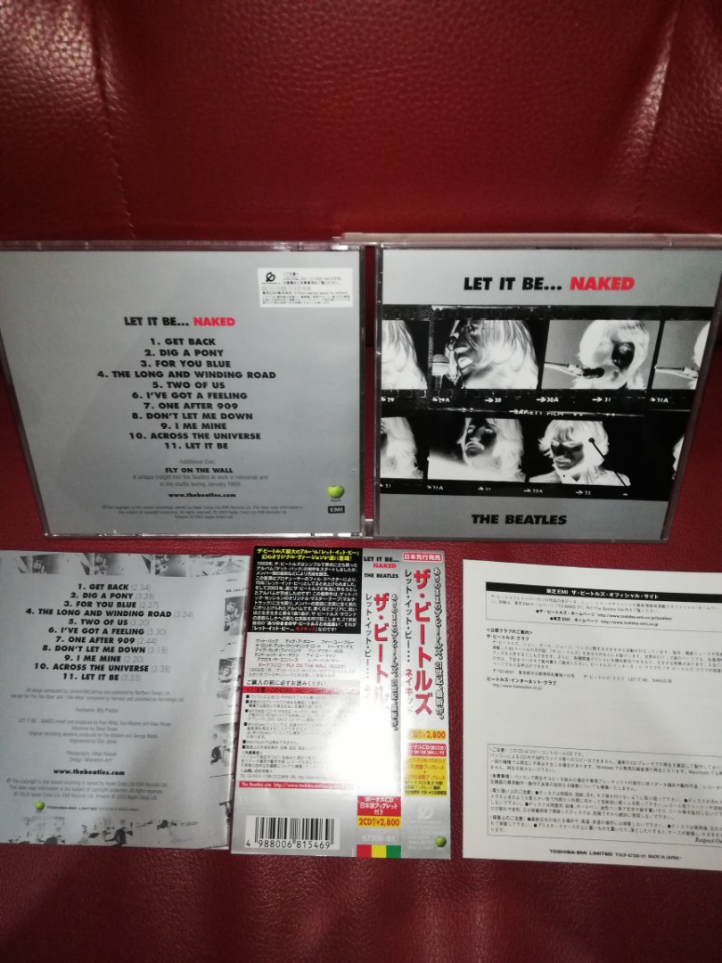 The Beatles Let It Be Naked Japan Disc Hobbies Toys Music Media CDs DVDs On Carousell