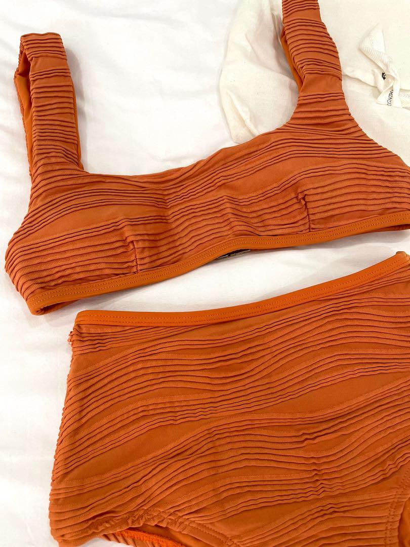 Eighth Mermaid Nina Bikini Set In Pumpkin Xs Women S Fashion