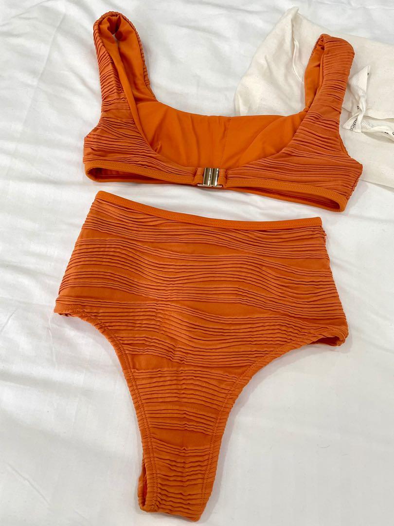 Eighth Mermaid Nina Bikini Set In Pumpkin Xs Women S Fashion