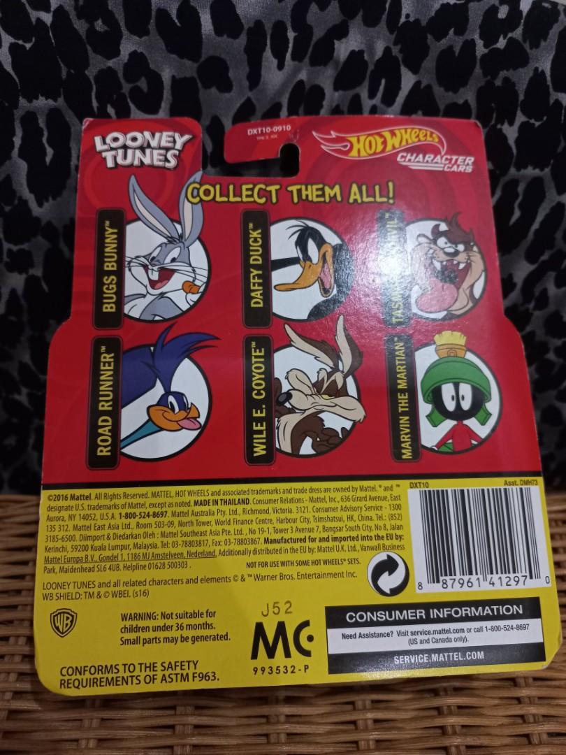 Hot Wheels Looney Tunes Bugs Bunny Toys Collectibles Mainan Di Carousell