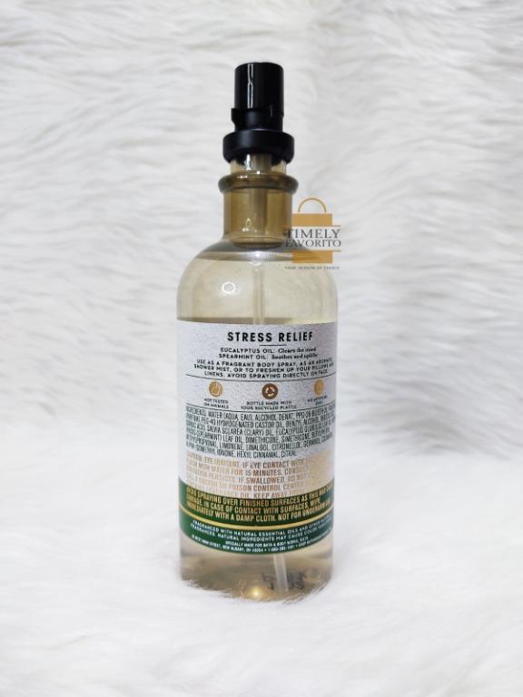 Bbw Aromatherapy Eucalyptus Spearmint Stress Relief Essential Oil Mist