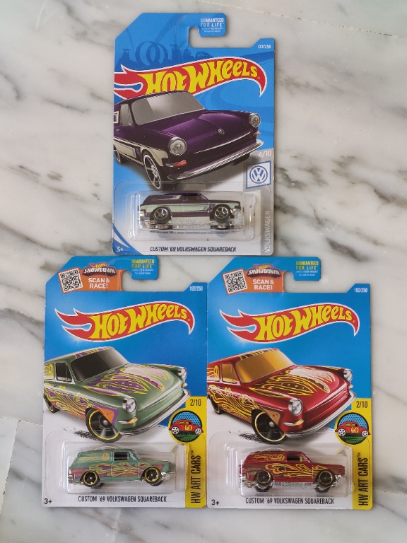Hot Wheels Custom Vw Squareback Lot Of Mainline Hobbies Toys Toys Games On Carousell