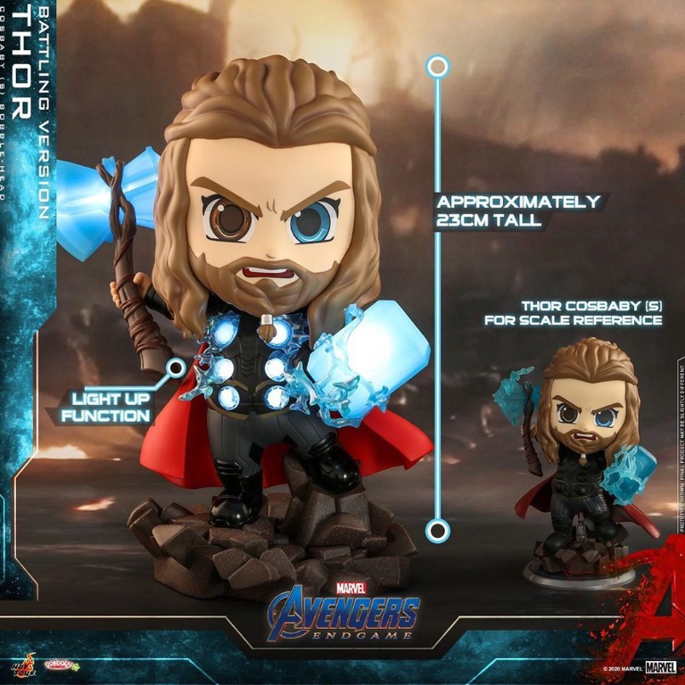 MISB Hot Toys COSB Cm Battling Version Thor Avengers Endgame Hobbies Toys Toys Games