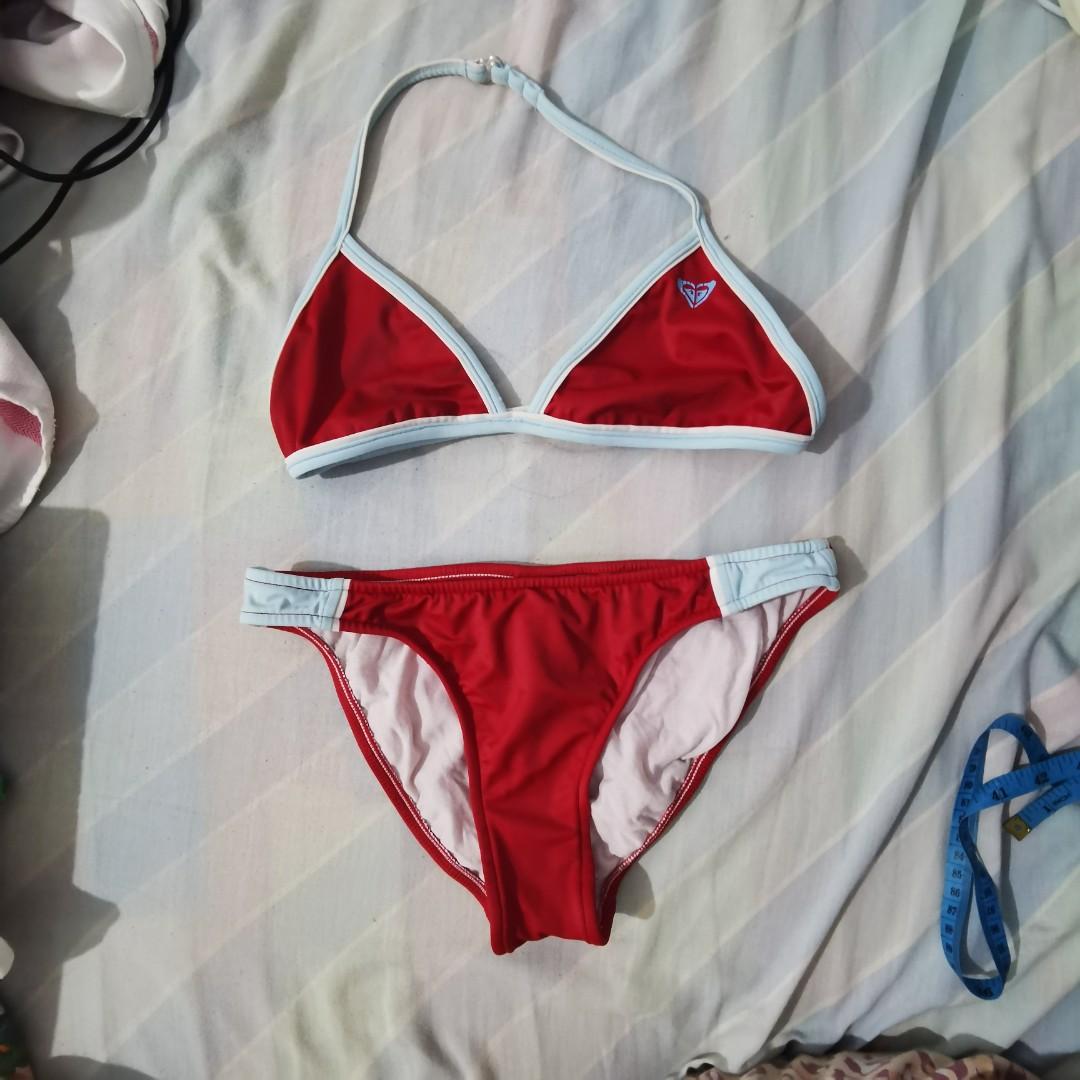 Red Bikini Two Piece Swimsuit Women S Fashion Swimwear Bikinis