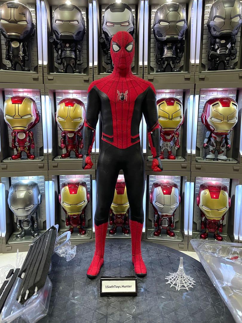 Marvel Spiderman Far From Home Hot Toys Scale Mms Spider Man Upgraded Suit Tom Holland