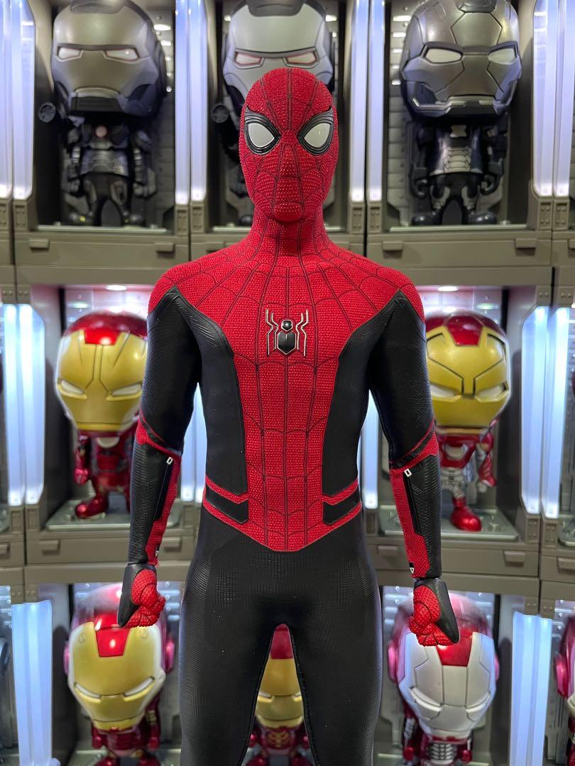 Marvel Spiderman Far From Home Hot Toys Scale Mms Spider Man Upgraded Suit Tom Holland