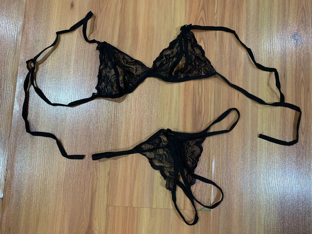 Peekaboo Lingerie Set Women S Fashion New Undergarments Loungewear