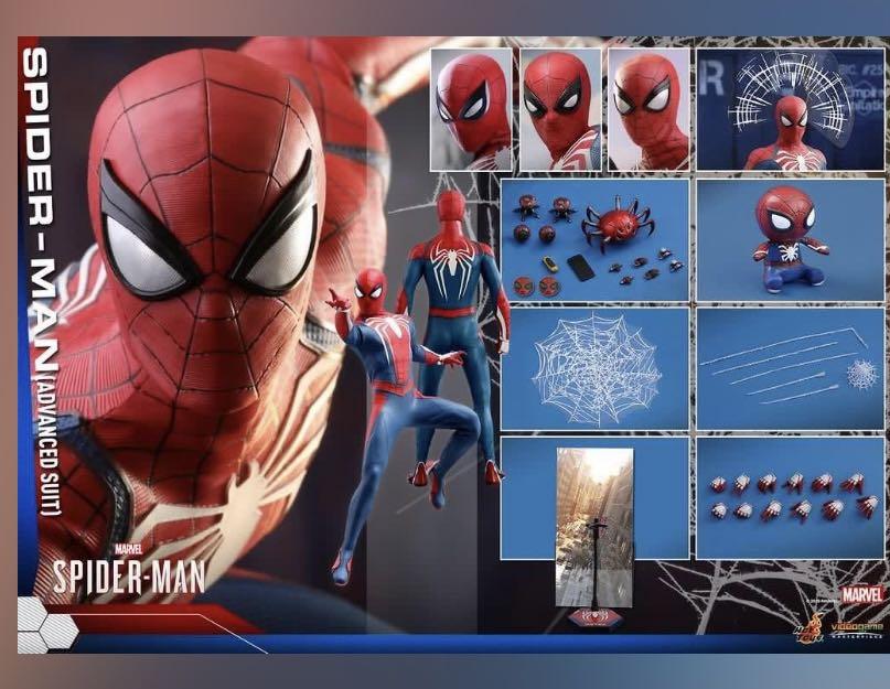 Hot Toys Marvels Spider Man Spider Man Advanced Suit VGM 興趣及遊戲 玩具 遊戲類 Carousell