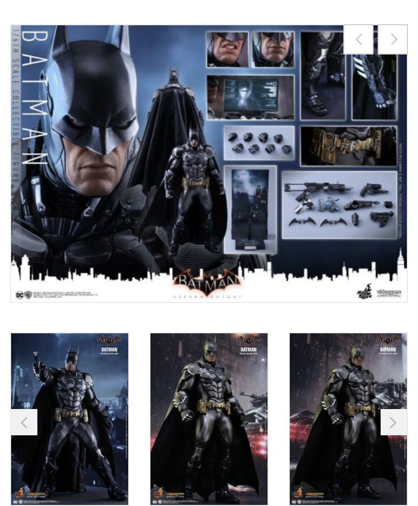 Hot Toys Batman Arkham Knight Batman VGM26 興趣及遊戲 玩具 遊戲類 Carousell