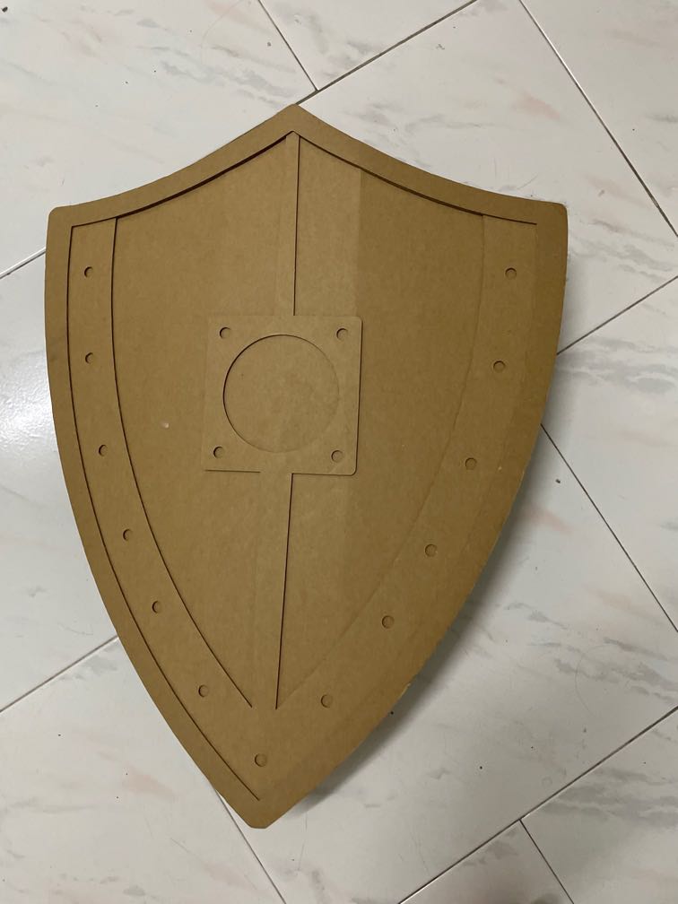 Cardboard Shield Hobbies Toys Toys Games On Carousell