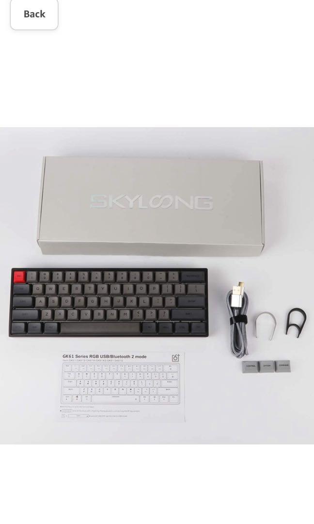 Epomaker Skyloong Sk Keys Hot Swappable Mechanical Keyboard With Rgb Backlit Nkro Ip X