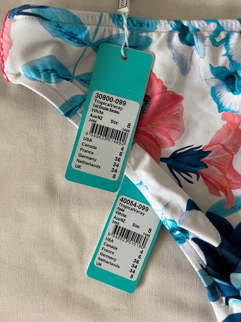 Seafolly Tropical Vacay Bikini Set Au Uk Size Women S Fashion