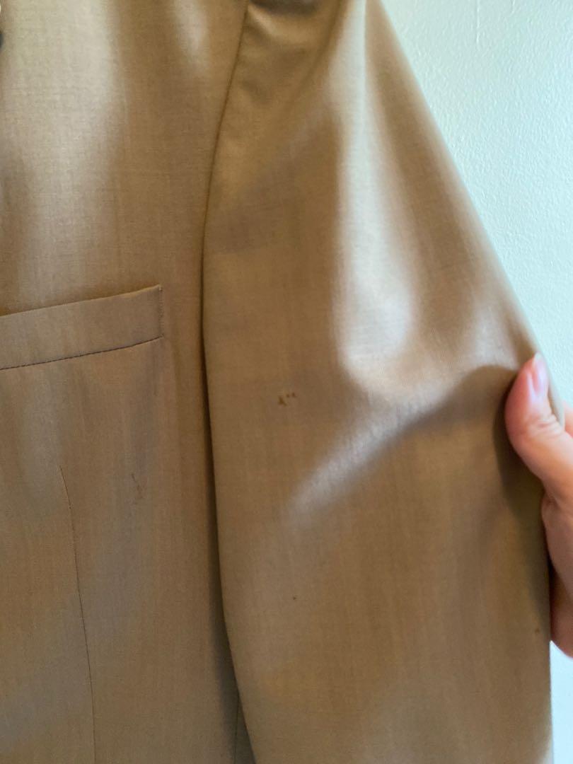 Fabrique En France Nude Jas Pria Blazer Pria Fesyen Pria Pakaian